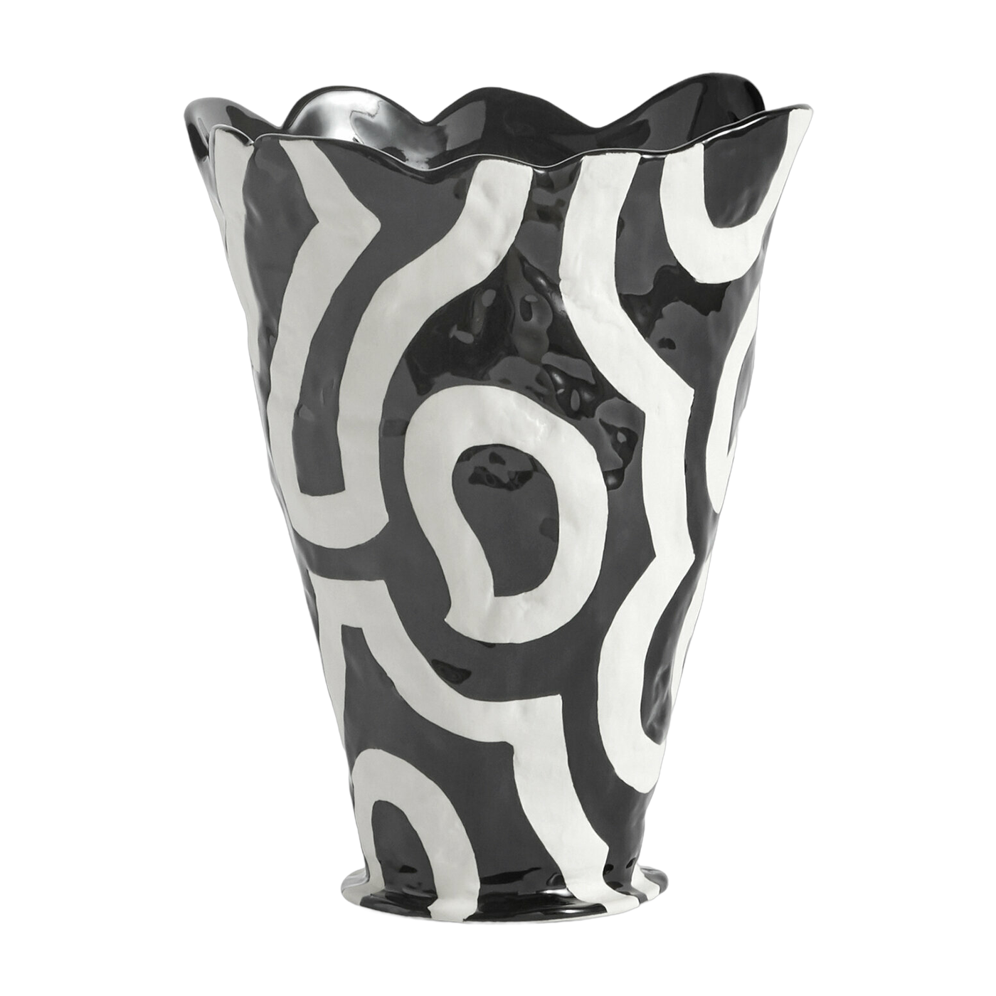 Vase original bianco e nero 25 cm Jessica Hans - HAY