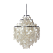 Lampada a sospensione in cromo Fun 0DM - Verpan