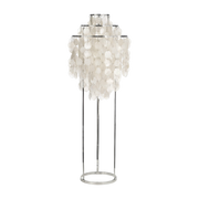 Lampada da terra in metallo cromato Fun 1 STM - Verpan
