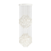 Chrome plated metal ceiling lamp Fun 5DM - Verpan