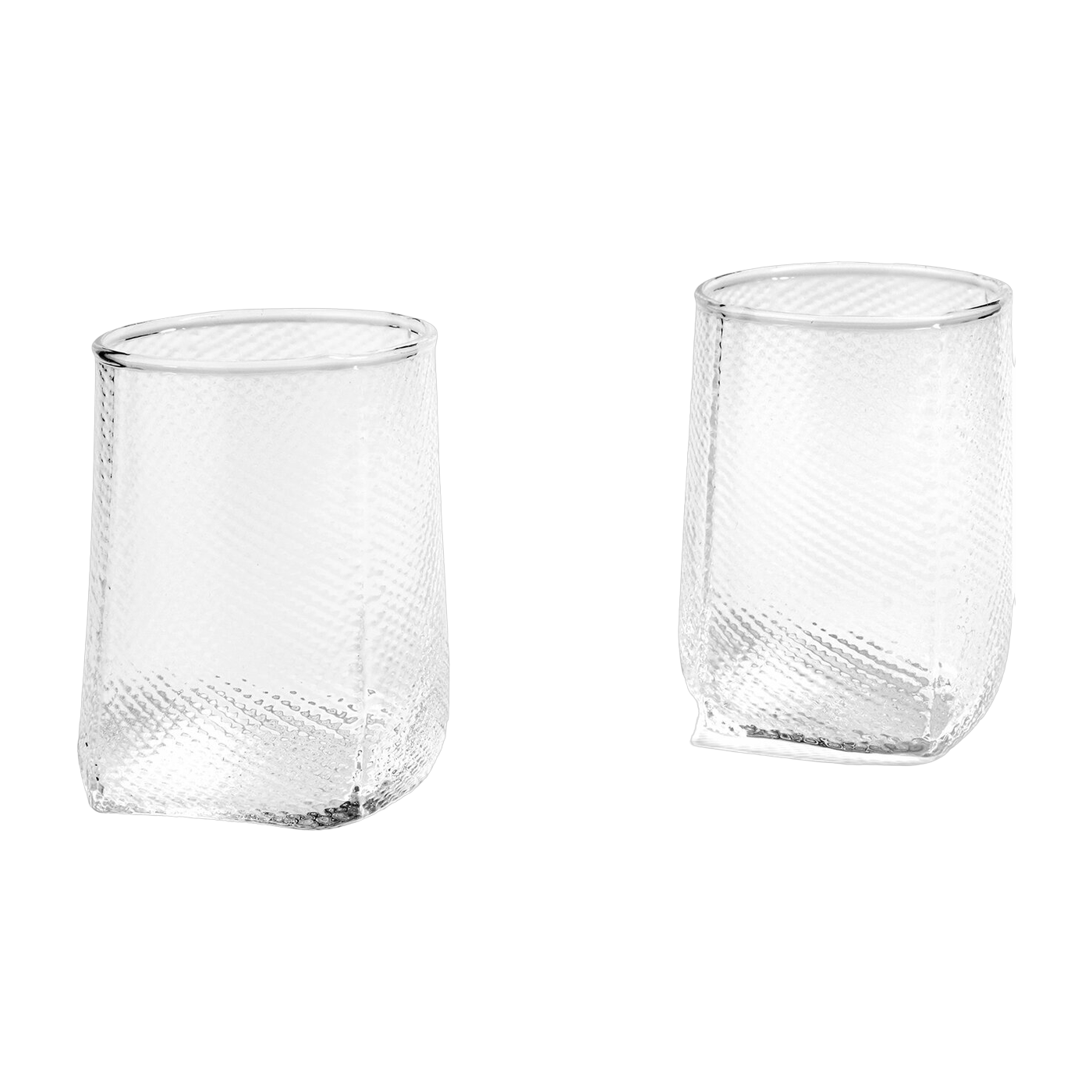 Set di 2 portacandele in vetro Tela Votive - HAY