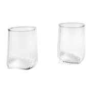 Set di 2 portacandele in vetro Tela Votive - HAY