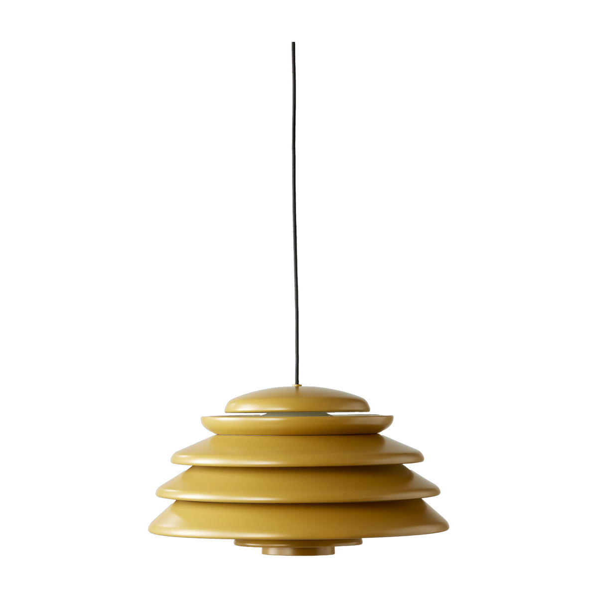 Lámpara colgante de aluminio amarillo Hive - Verpan