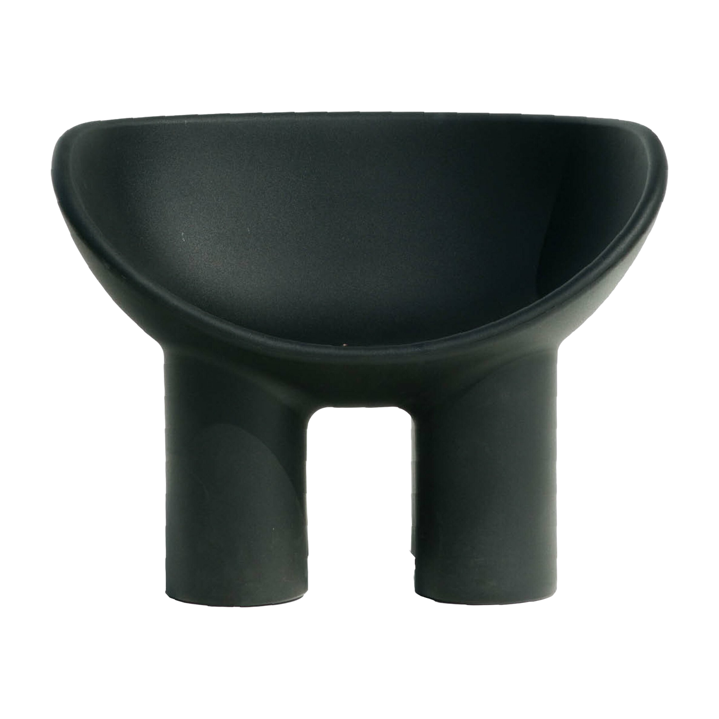 Sillón de polietileno carbón Roly Poly - Driade