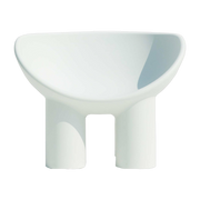 Sessel aus betongrauem Polyethylen Roly Poly -. Driade