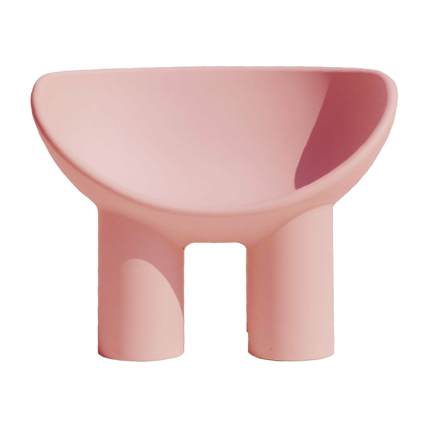 Sillón de polietileno rosa Roly Poly - Driade