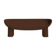 Brown polyethylene 2 seater sofa Roly Poly - Driade