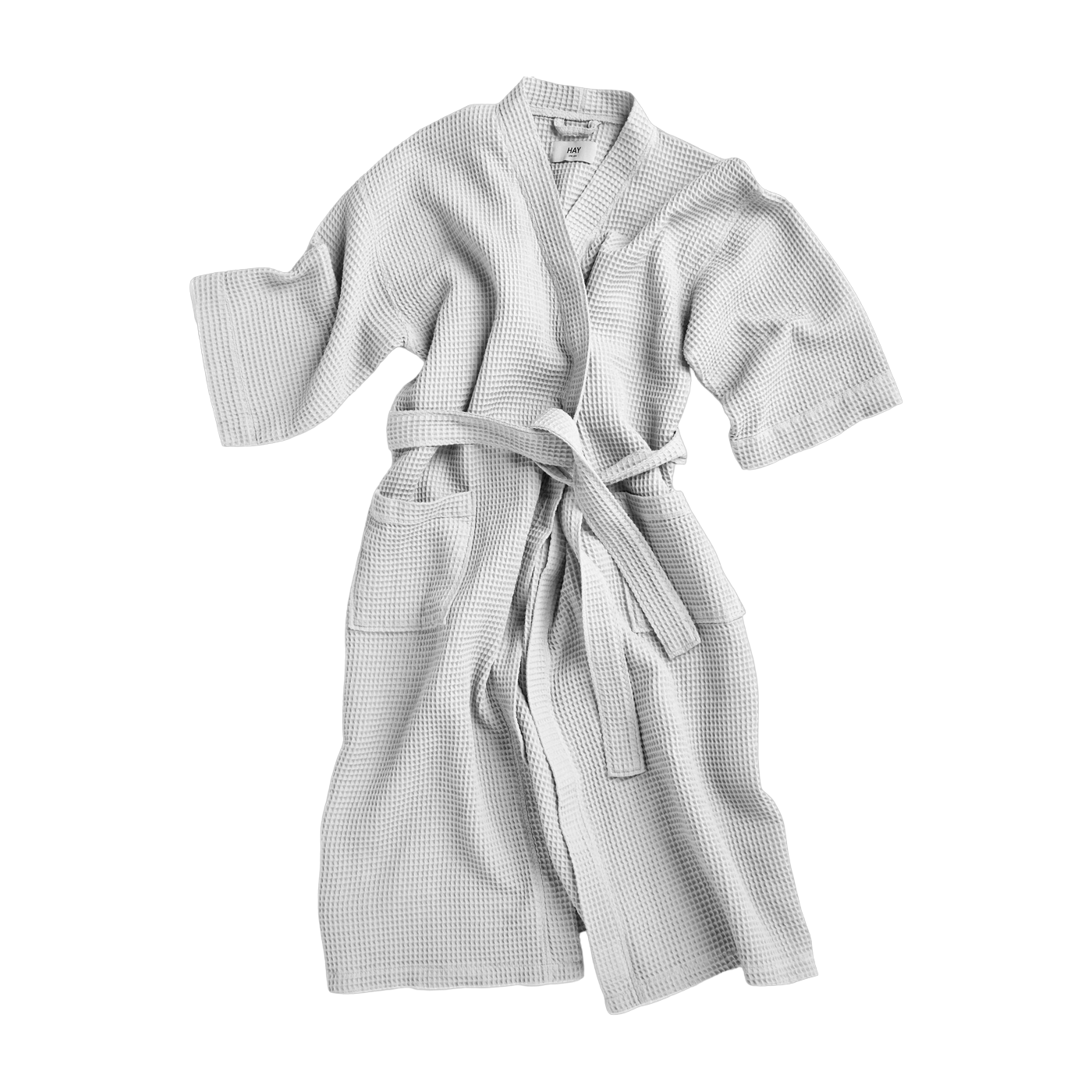 Accappatoio in cotone grigio Waffle - HAY