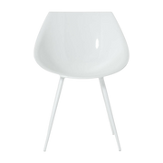 Chaise en polyuréthane et aluminium blanc Lagò - Driade