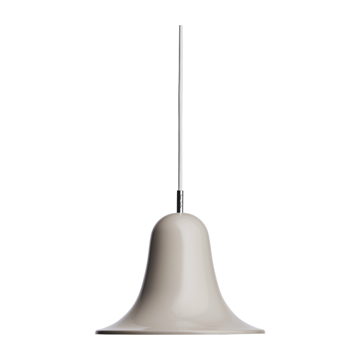 Lámpara colgante de metal gris arena Pantop - Verpan