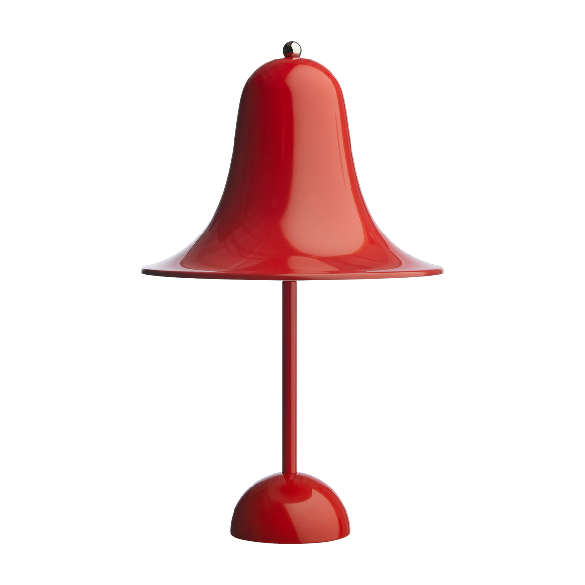 Lampada da tavolo in metallo rosso Pantop - Verpan