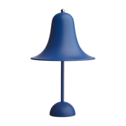 Tragbare Lampe aus mattblauem Polycarbonat Pantop -. Verpan