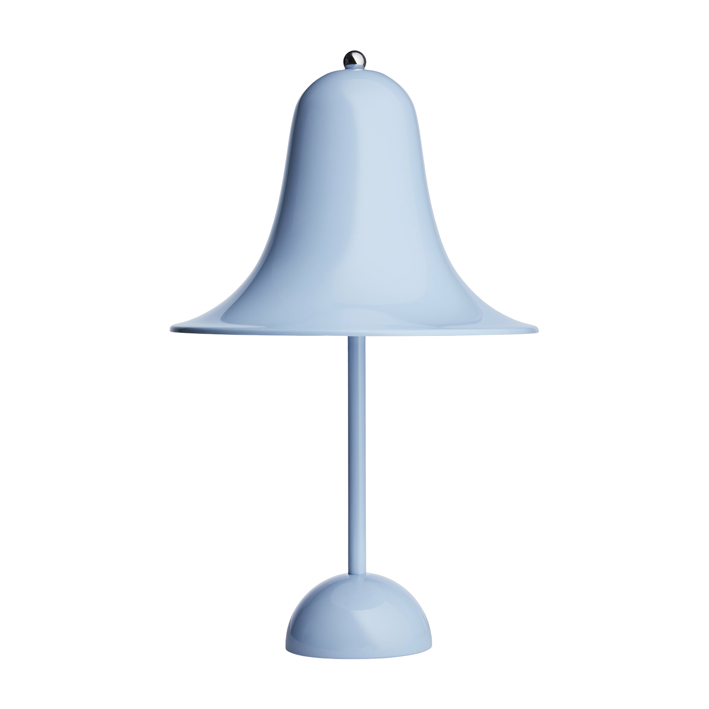 Lampada da tavolo in metallo azzurro Pantop - Verpan