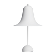 Lampada portatile in policarbonato bianco opaco Pantop - Verpan