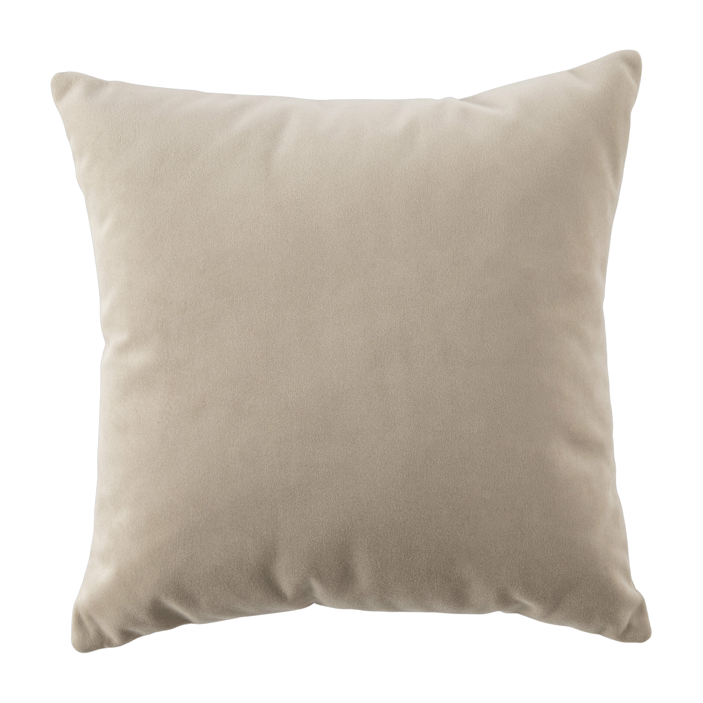 Cojín de terciopelo beige Bean - Emko