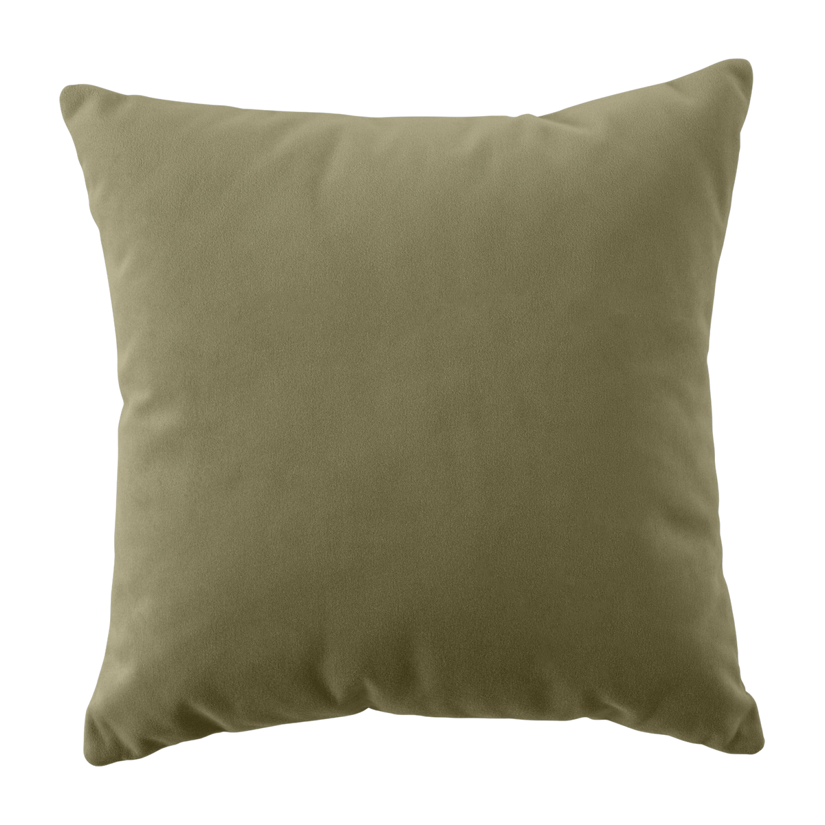 Coussin en velours vert Bean - Emko