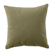 Coussin en velours vert Bean - Emko
