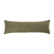 Cojín rectangular de terciopelo verde Bean - Emko