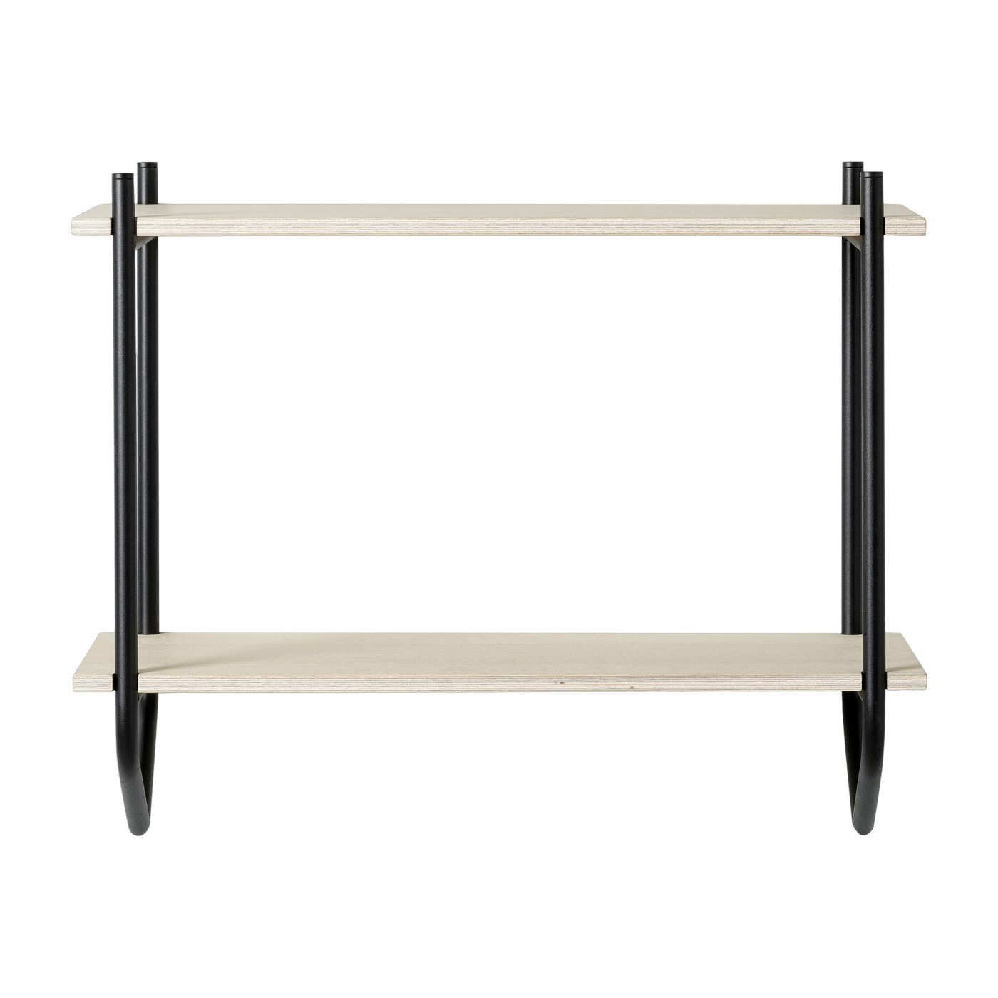 Estantería de pared con marco negro Dessus - Emko