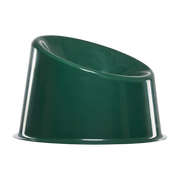 Poltrona in polipropilene verde scuro Panto Pop - Verpan