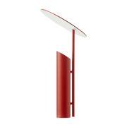 Lampada da tavolo in acciaio rosso Reflect - Verpan