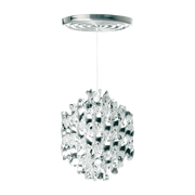 Silver ABS plastic ceiling light Spiral SP1 - Verpan
