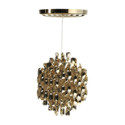 Lámpara de techo dorada Spiral SP1 - Verpan