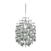 Silberne Pendelleuchte Spiral Mini - Verpan