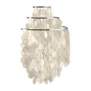 Chrome plated metal wall lamp Fun 1 WM - Verpan