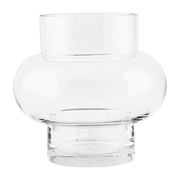 Vase Forms Low Clear - House Doctor