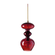Suspension dorée et rubis M Futura - Ebb & Flow