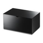 Veil black resin bath organizer - Yamazaki