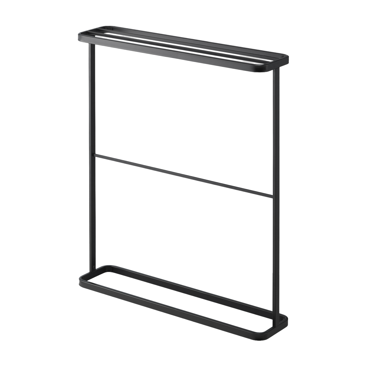 Porte-serviettes de bain en acier noir Tower - Yamazaki