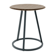 Bar stool Gustave 45 cm brown and grey - Hartô
