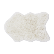 Woolly white sheepskin rug - Lorena Canals