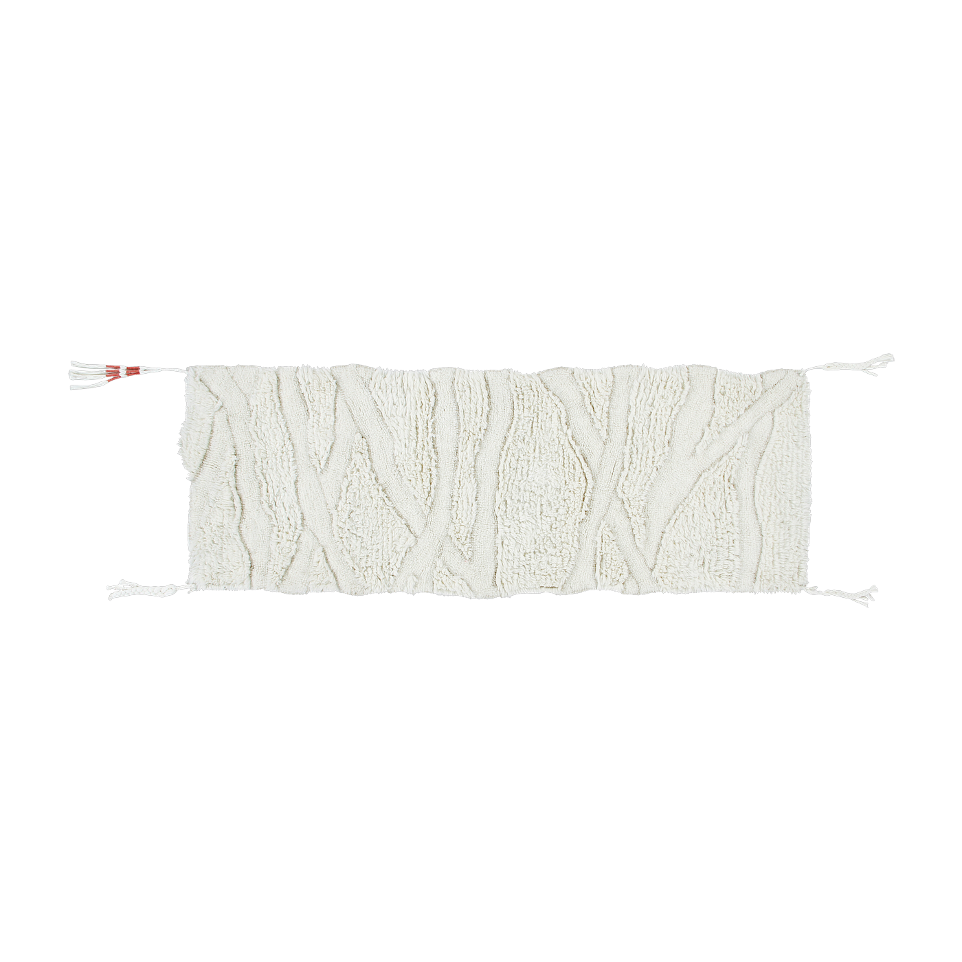 Tapis en laine ivoire 200x70 cm Enkang - Lorena Canals