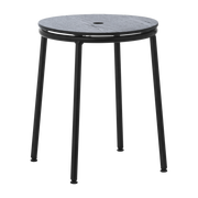 Tabouret en chêne noir et acier noir 45 cm Circa noir Oak - Normann Copenhagen
