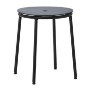 Sgabello in acciaio e alluminio nero 45 cm Circa - Normann Copenhagen