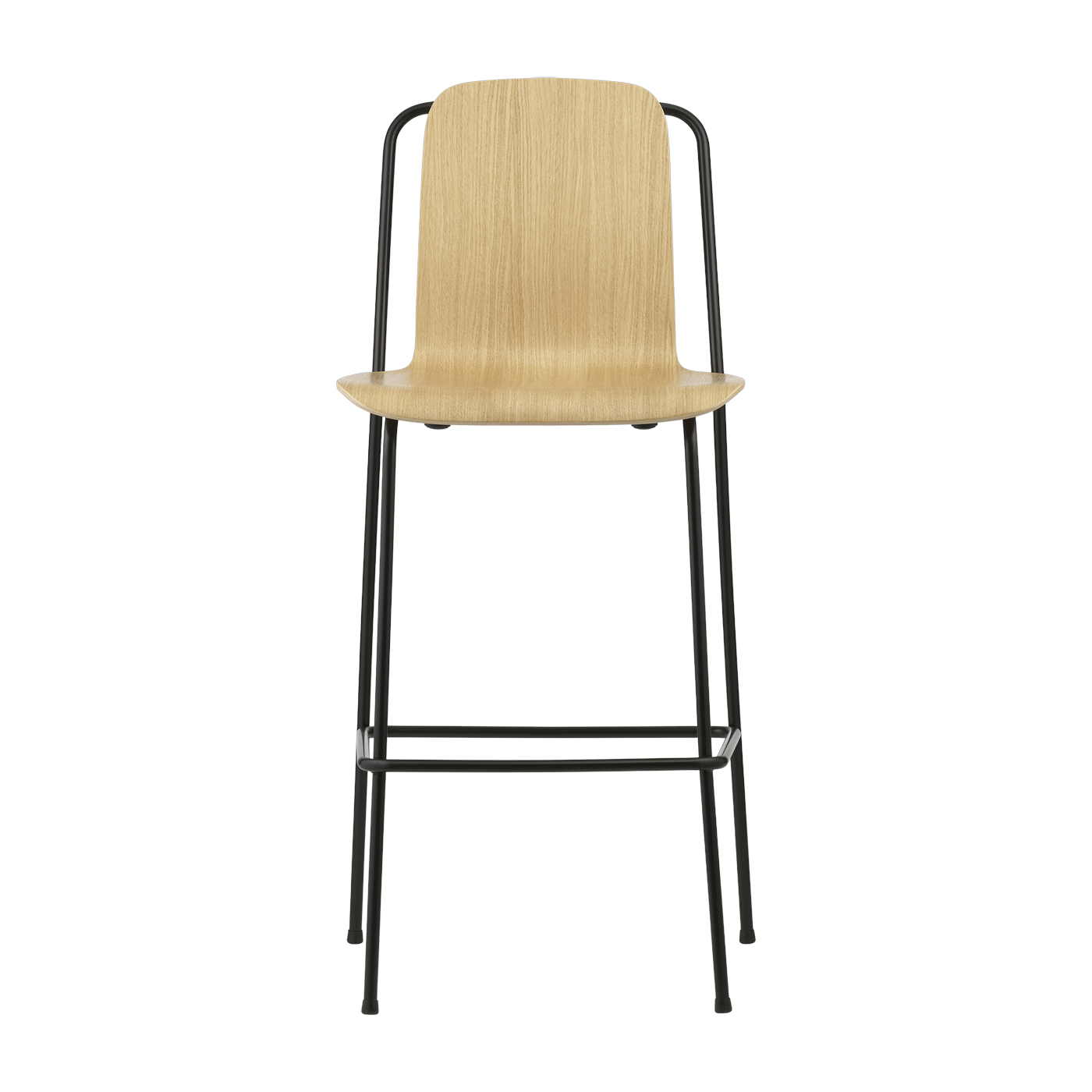 Black steel bar chair 65 cm Studio - Normann Copenhagen