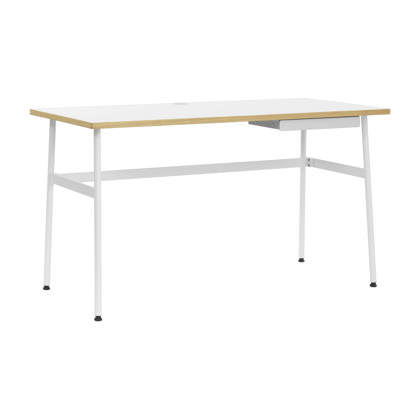 Bureau en stratifié blanc Journal blanc - Normann Copenhagen