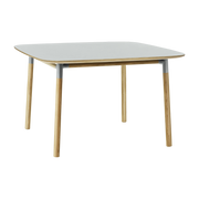 Oak and grey lino dining table 120 x 120 cm Form - Normann Copenhagen