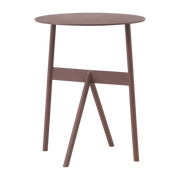Bordeaux steel side table Ø37cm Stook Wine - Normann Copenhagen