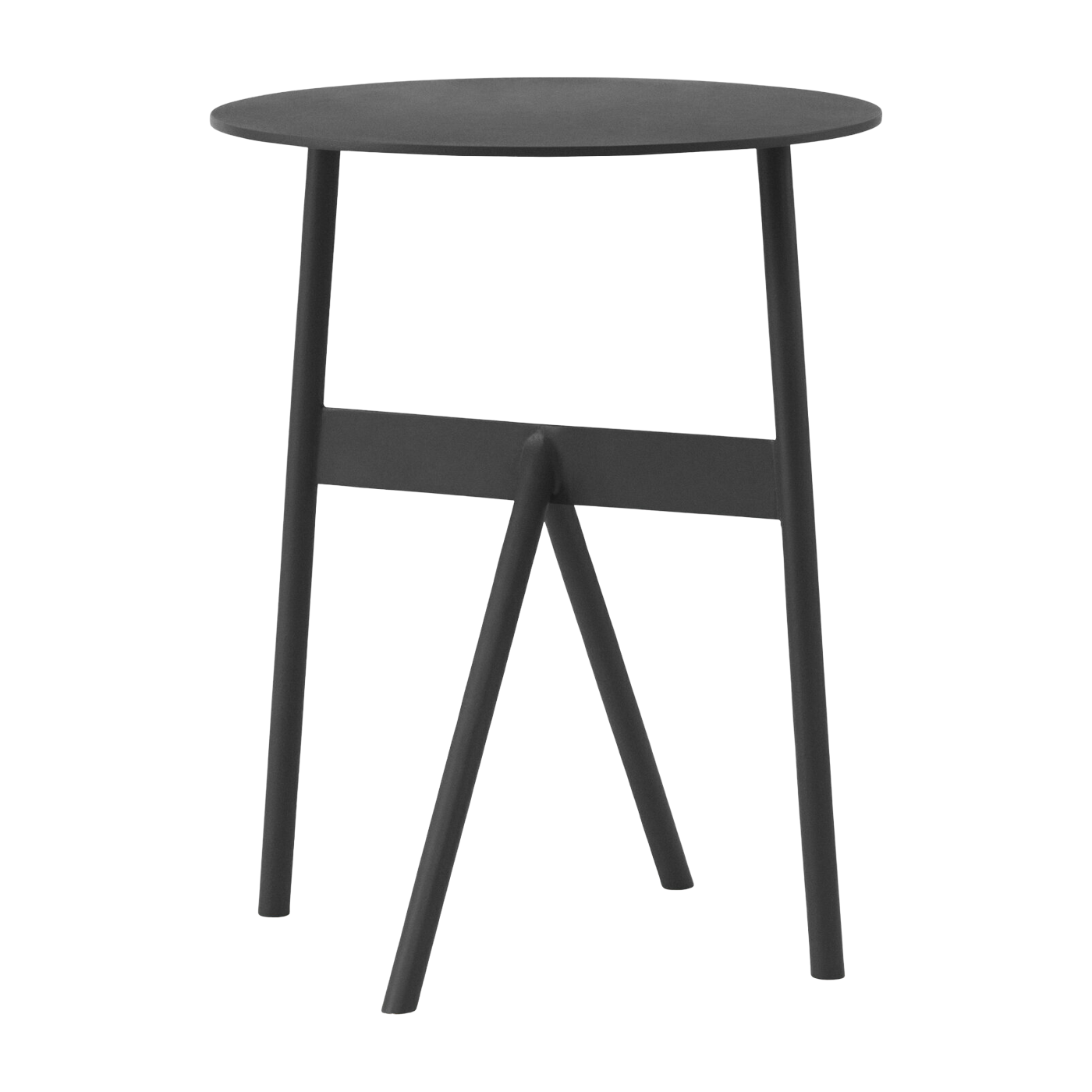Beistelltisch aus schwarzem Stahl Ø37cm Stook -. Normann Copenhagen