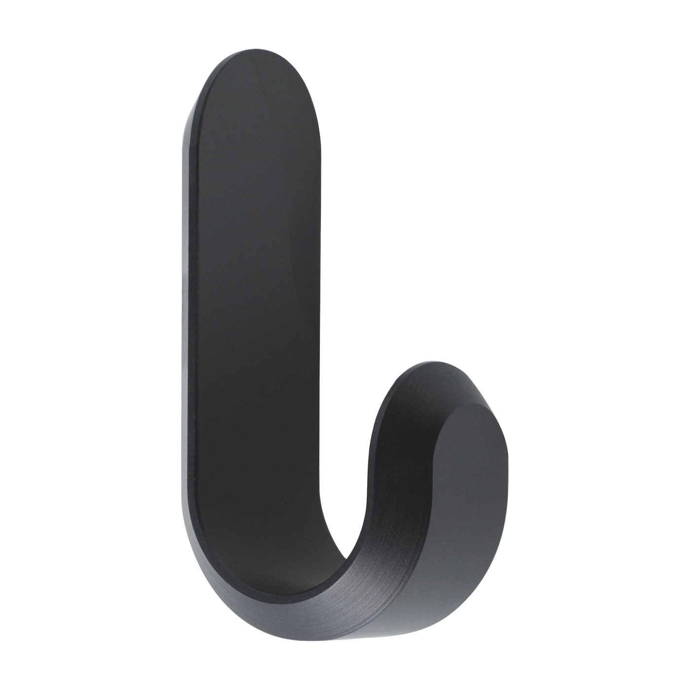 Kleiderhaken aus schwarzem Aluminium Curve - - Normann Copenhagen