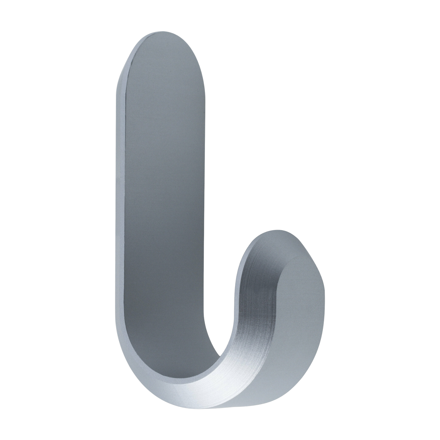 Kleiderhaken aus versilbertem Aluminium Curve - - Normann Copenhagen