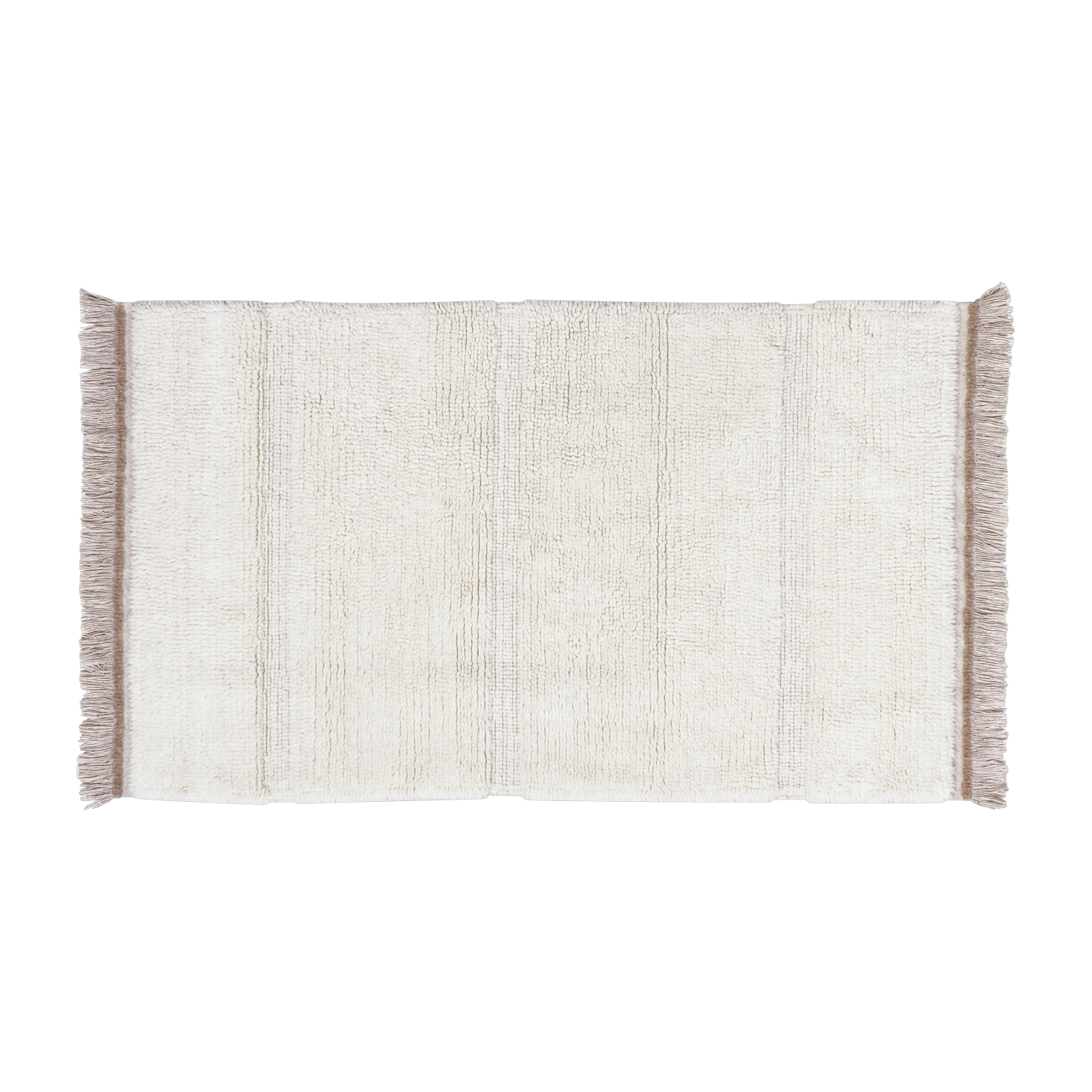 Tappeto in lana 140 x 80 cm bianco Steppe - Lorena Canals
