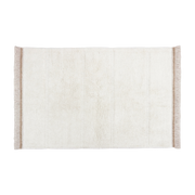 Wool carpet 170 x 120 cm white Steppe - Lorena Canals