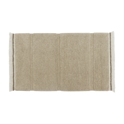 Beigefarbener Wollteppich 140 x 80 cm Steppe -. Lorena Canals