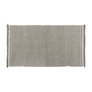 Tapis en laine gris 140x80 cm Steppe - Lorena Canals