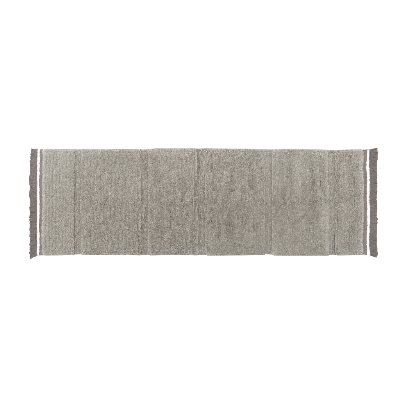 Grey wool carpet 230 x 80 cm Steppe - Lorena Canals
